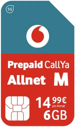 Vodafone Prepaid CallYa Allnet M