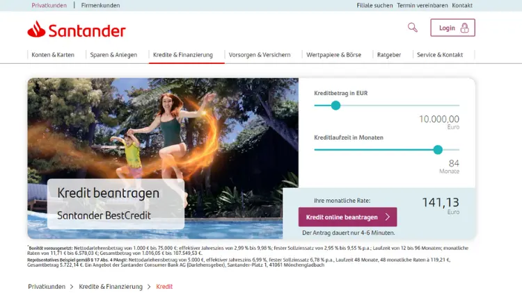 Santander Kredit Status Abfragen Das sollten Sie wissen