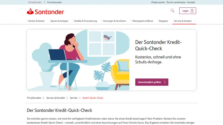 Santander Kredit abgelehnt - Warum und was tun