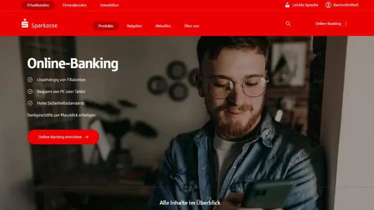 Sparkasse Online-Banking - so geht’s