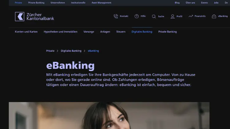 Zürcher Kantonalbank ZKB Online-Banking - so geht’s