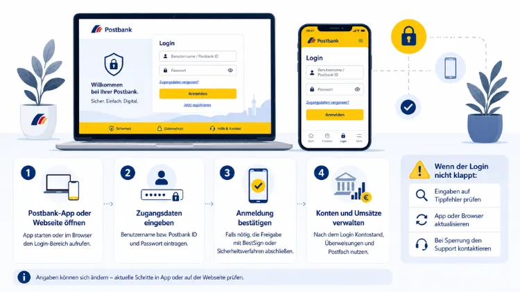Postbank Online-Banking-Login: So geht es einfach