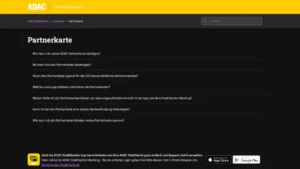 ADAC Partnerkarte Was kostet sie