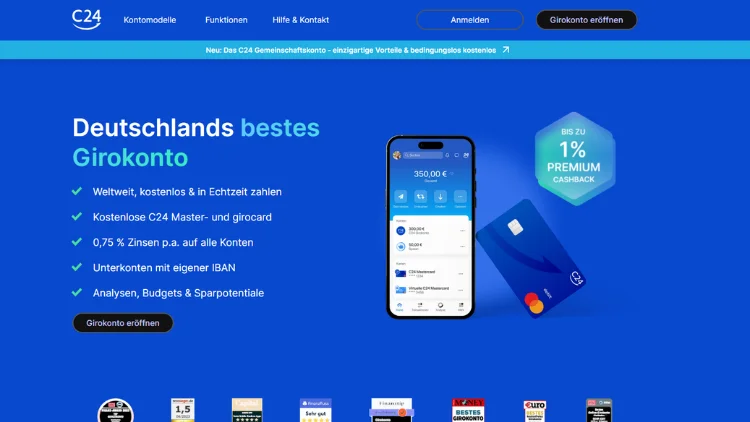 C24 Bank Erfahrungen Girokonto & Tagesgeld im Test