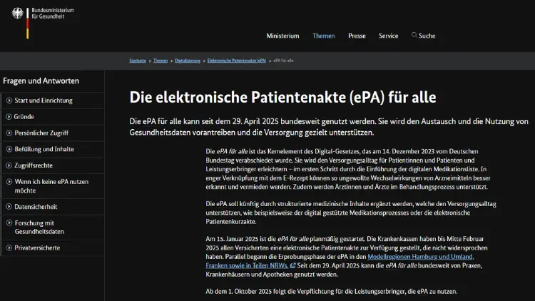 Digitale Patientenakte Wie widerspreche ich