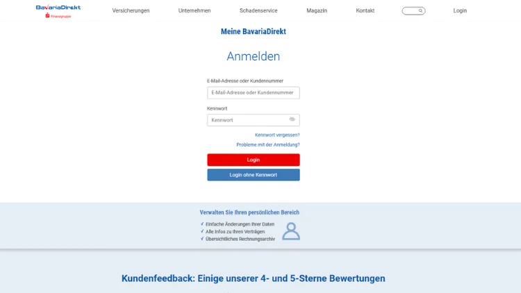 Meine BavariaDirekt Login – Schnell und einfach Anmelden