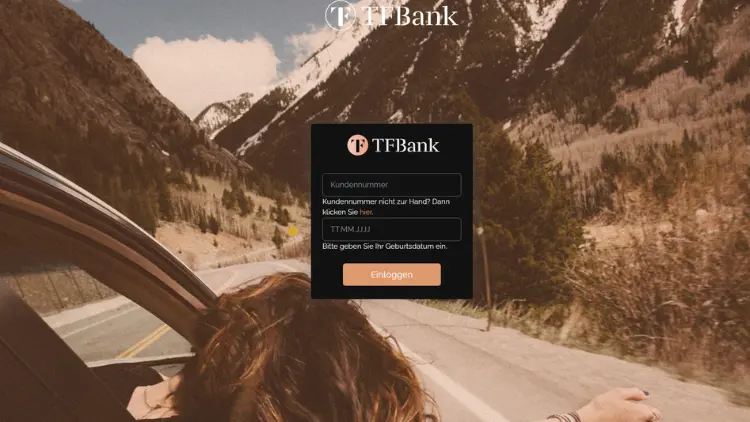 Meine TF Bank Konto Login – Online-Banking einloggen