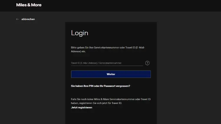 Miles & More Kreditkarte Login – Online-Zugang & Services