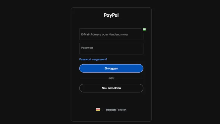 PayPal mein Konto Login - so geht_s sicher