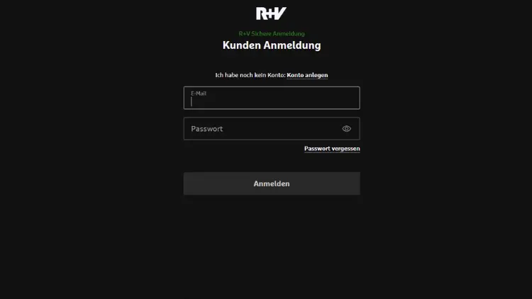 R + V Versicherung Meine R+V Kundenportal Login