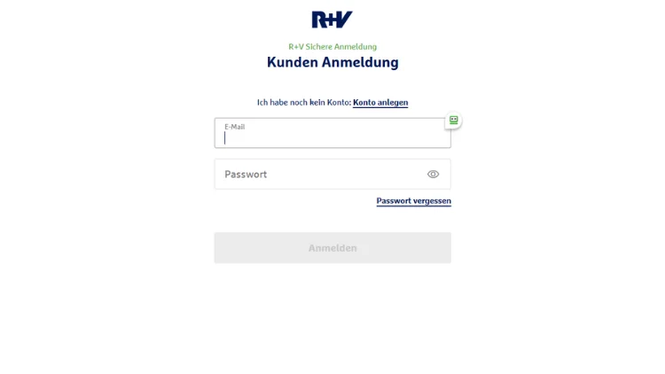 Raiffeisen- und Volksbanken Versicherung Meine R+V Login