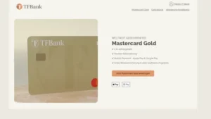 TF Bank Mastercard Gold – Kostenlose Kreditkarte