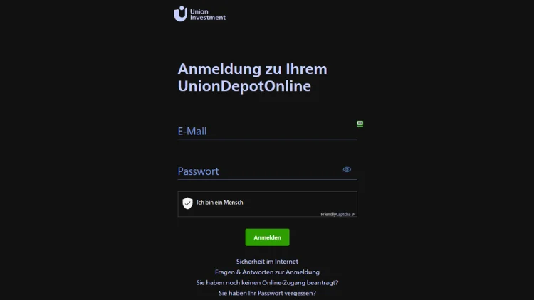 UnionDepotOnline - Union Investment Onlinezugang Login