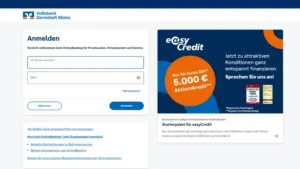 Volksbank Darmstadt Mainz MVB Online Banking Login