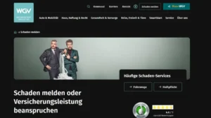 WGV Versicherung Schadensmeldung online einreichen