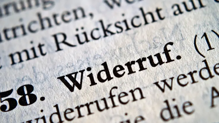 Widerruf leicht gemacht – so geht’s!
