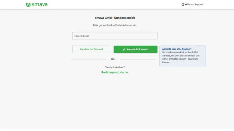 SMAVA Login – Kreditvergleichsportal Kundenbereich Einloggen
