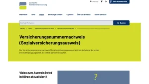 Sozialversicherungsausweis verloren – Melden & neu beantragen