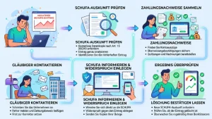 Negative Schufa trotz bezahlter Rechnung – was tun?